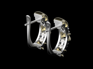 earrings Modèles 3D en vedette