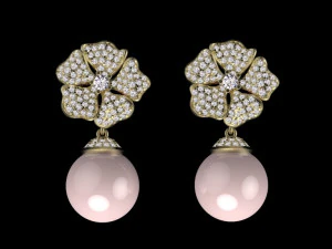 earrings 3D Print Model