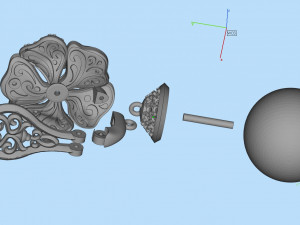 earrings 3D 打印模型