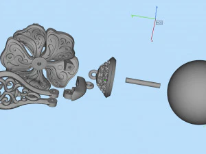 earrings 3D Print Model