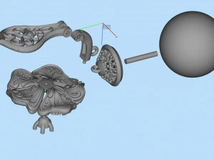 earrings 3D Print Model