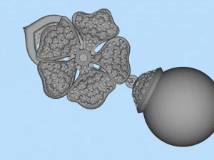 earrings 3D Print Model