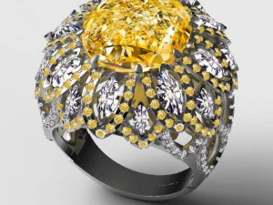 イヤリング 3Dプリントモデル