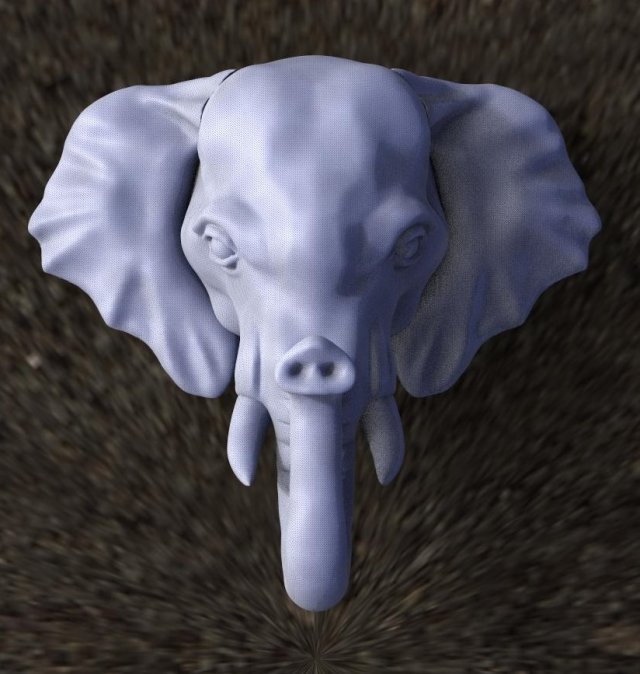 elephant 3D 模型 .c4d .max .obj .3ds .fbx .stl .blend 