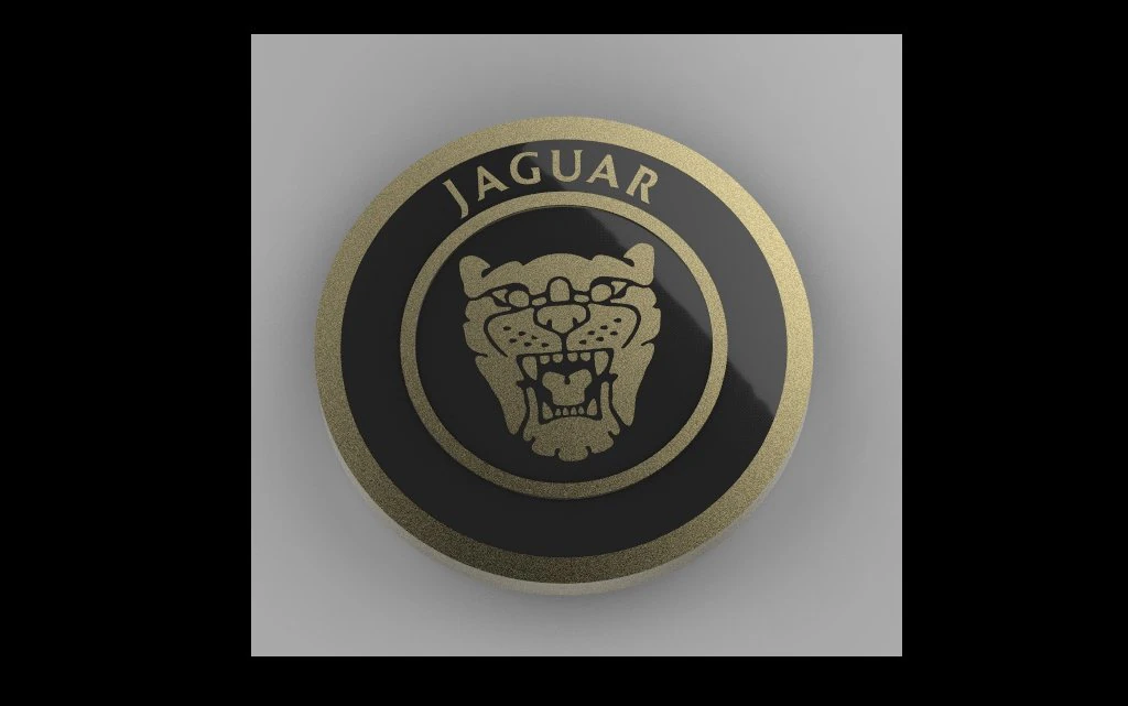 logotipo de jaguar Modelo 3D .c4d .max .obj .3ds .fbx .stl .blend 