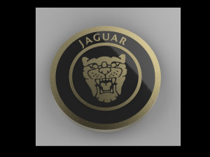 jaguar logo 3D Model