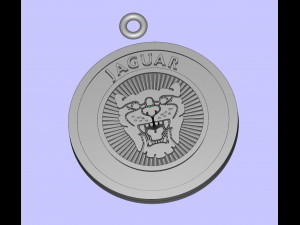 jaguar logo 3D 모델