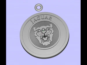 logotipo de jaguar Modelo 3D