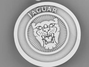logotipo de jaguar Modelo 3D