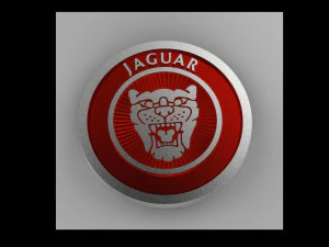 logotipo de jaguar Modelo 3D
