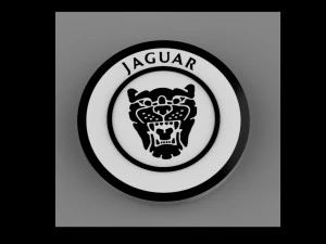 logotipo de jaguar Modelo 3D