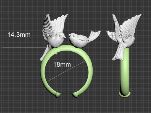 ring Modelo de impresión 3D