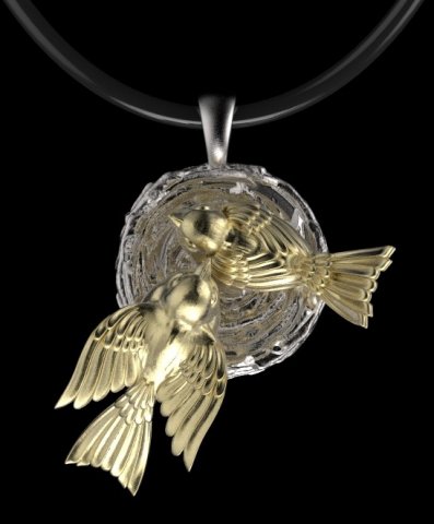pendant Modello di stampa 3D .c4d .max .obj .3ds .fbx .stl .blend 