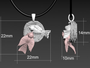 pendant Modello di stampa 3D