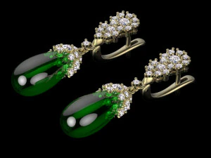 earrings 3D Print Model