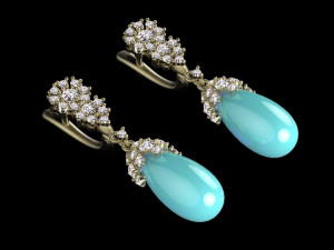 earrings Modèles 3D en vedette