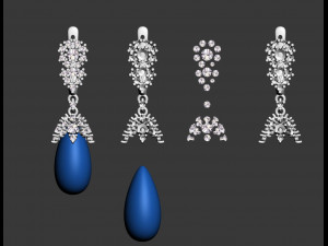 earrings Modèles 3D en vedette
