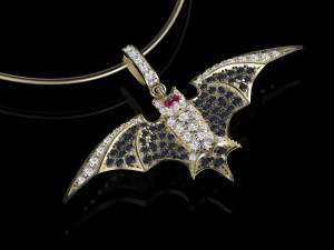 bat pendant 3D Print Model
