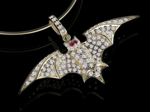 bat pendant 3D Print Model