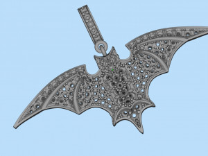 bat pendant 3D Print Model