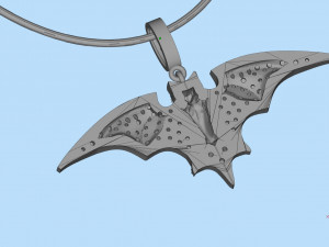 bat pendant 3D Print Model