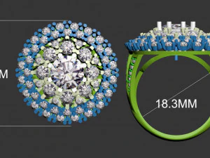 squillo Modello di stampa 3D