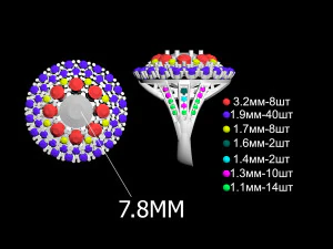 squillo Modello di stampa 3D