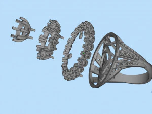 squillo Modello di stampa 3D