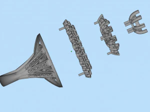 squillo Modello di stampa 3D