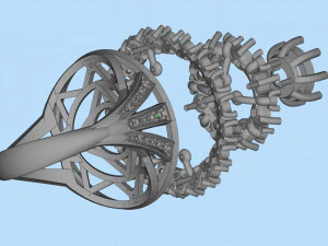 squillo Modello di stampa 3D