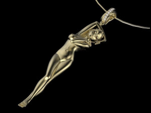 carrera y carrera pendant Modelo de Impressão 3D