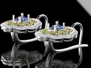 earrings 3D Print Model