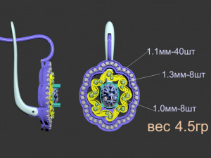 earrings 3D printmodel