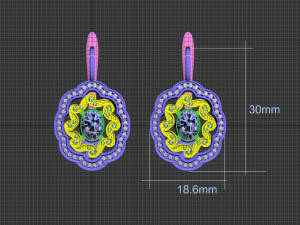 earrings 3D printmodel