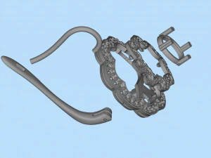 earrings 3D Print Model