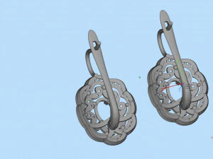 earrings 3D Print Model