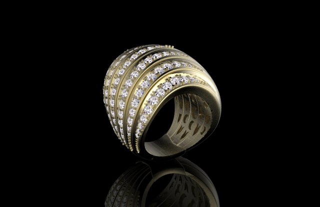 ring 3D Print Model .c4d .max .obj .3ds .fbx .stl .blend 