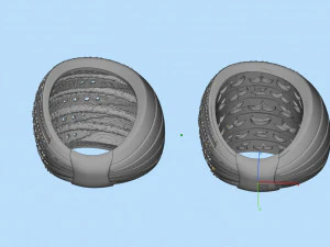 指輪 3Dプリントモデル
