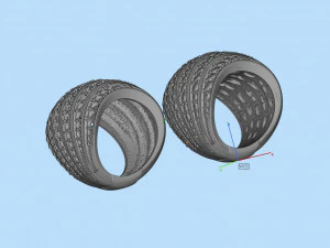 指輪 3Dプリントモデル