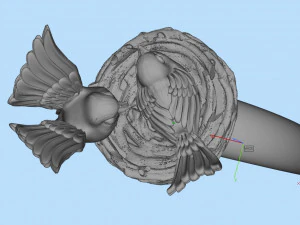 birds in the nest ring 3D Print Model