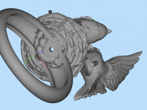 birds in the nest ring 3D Print Model