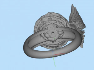 birds in the nest ring 3D Print Model