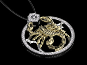 pendant scorpion 3D Print Model