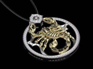 pendant scorpion 3D Print Model
