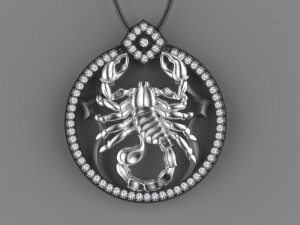 pendant scorpion 3D Print Model