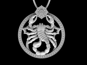 pendant scorpion 3D Print Model