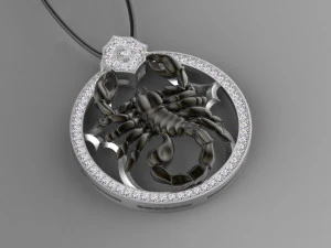 pendant scorpion 3D Print Model
