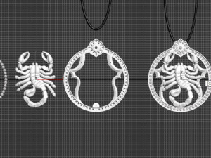 pendant scorpion 3D Print Model