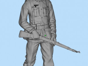 german soldiers and german officer 3D Принт Модель