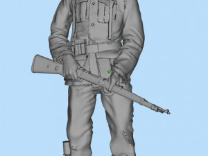 german soldiers and german officer 3D Принт Модель